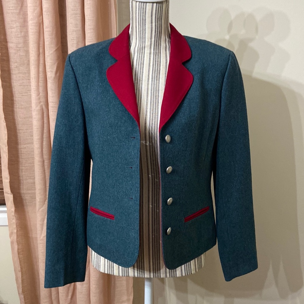 Vintage Pendleton Jacket Blazer Wool Size 8 - Picture 1 of 10